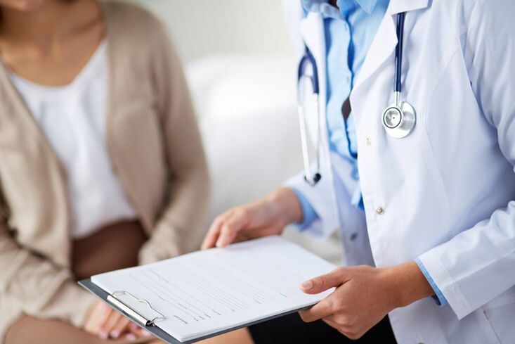 Patient with cervical osteochondrose symptoms has consulted a doctor